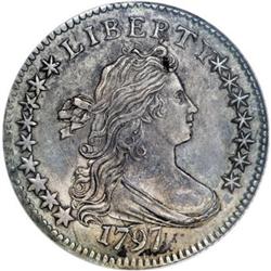 1797 10C 16 Stars AU50 Details NCS