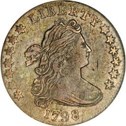 1798 10C Large 8 AU55 NGC