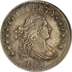1798/97 10C 16 Stars on Reverse AU55 NGC