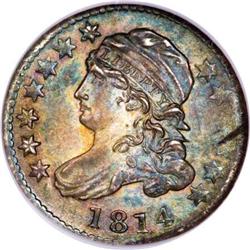 1814 10C Large Date MS64 NGC