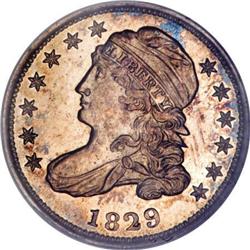 1829 10C Small 10C MS64 NGC