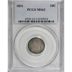 1831 10C MS62 PCGS