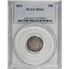 Image 1 : 1831 10C MS62 PCGS