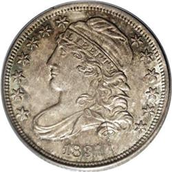 1837 10C MS65 PCGS