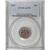 Image 1 : 1847 10C AU55 PCGS