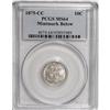 Image 1 : 1875-CC 10C Mintmark Below Bow MS64 PCGS