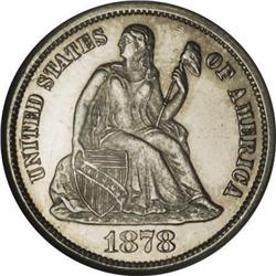 1878-CC 10C MS65 Â« NGC