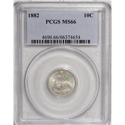 1882 10C MS66 PCGS
