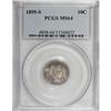 Image 3 : 1895-S 10C MS64 PCGS