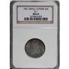 Image 3 : 1831 25C Small Letters MS63 NGC