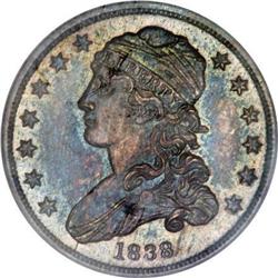 1838 25C MS64 PCGS
