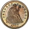 Image 1 : 1857 25C MS67 NGC
