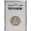 Image 3 : 1864-S 25C AU55 ANACS