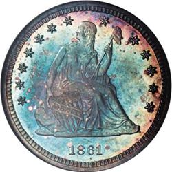 1861 25C PR66 NGC