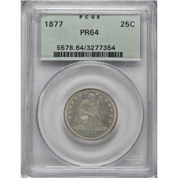 1877 25C PR64 PCGS