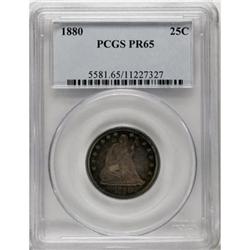 1880 25C PR65 PCGS