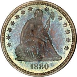 1880 25C PR66 PCGS