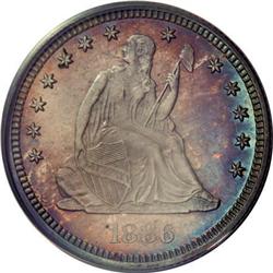 1886 25C PR65 PCGS