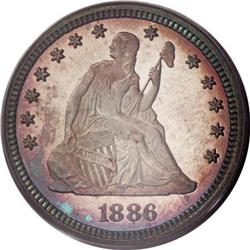 1886 25C PR66 PCGS