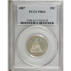 1887 25C PR64 PCGS