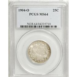1904-O 25C MS64 PCGS