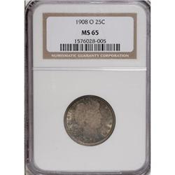 1908-O 25C MS65 NGC