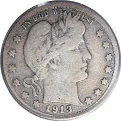 1913-S 25C Fine 12 PCGS
