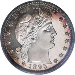 1895 25C PR67 Cameo PCGS