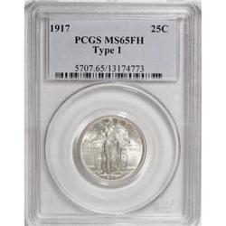 1917 25C Type One MS65 Full Head PCGS