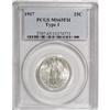 Image 1 : 1917 25C Type One MS65 Full Head PCGS