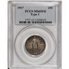 Image 1 : 1917 25C Type One MS65 Full Head PCGS