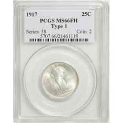 1917 25C Type One MS66 Full Head PCGS