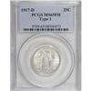Image 1 : 1917-D 25C Type One MS65 Full Head PCGS