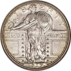 1917-S 25C Type One MS65 Full Head PCGS