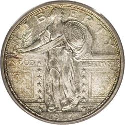 1917-S 25C Type One MS65 Full Head PCGS