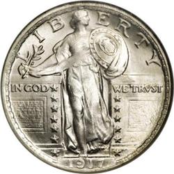 1917 25C Type Two MS67 NGC
