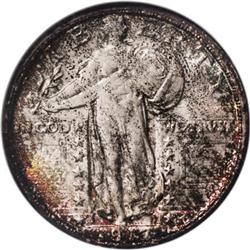 1917-S 25C Type Two MS67 NGC