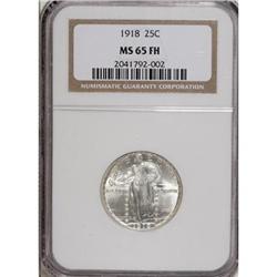 1918 25C MS65 Full Head NGC