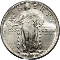 1918 25C MS66 Full Head PCGS