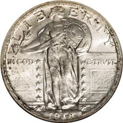 1918 25C MS66 Full Head NGC