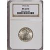 Image 3 : 1918 25C MS66 Full Head NGC