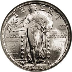 1918-D 25C MS66 Full Head NGC