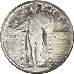 1918/7-S 25C XF40 ANACS