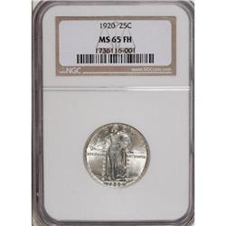 1920 25C MS65 Full Head NGC