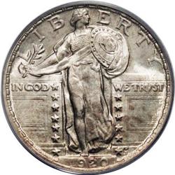 1920 25C MS66 Full Head PCGS