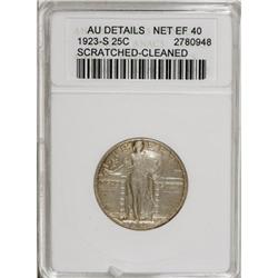 1923-S 25C XF40 ANACS