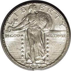 1927-D 25C MS65 Full Head PCGS