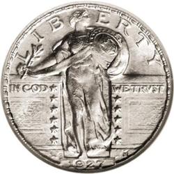 1927-D 25C MS66 Full Head PCGS