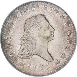 1795 50C 2 Leaves XF45 NGC