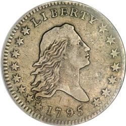 1795 50C 2 Leaves Fine 15 ANACS